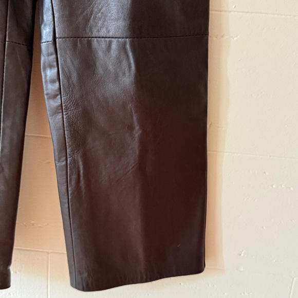 Vintage BOVINES Straight-Leg Leather Pants - Picture 4 of 11